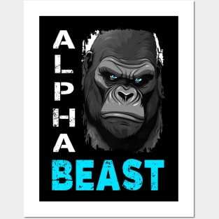 Alpha Animal Powerful Gorilla - Anime Shirt Posters and Art